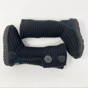 UGG Cardy Knit Boots Black